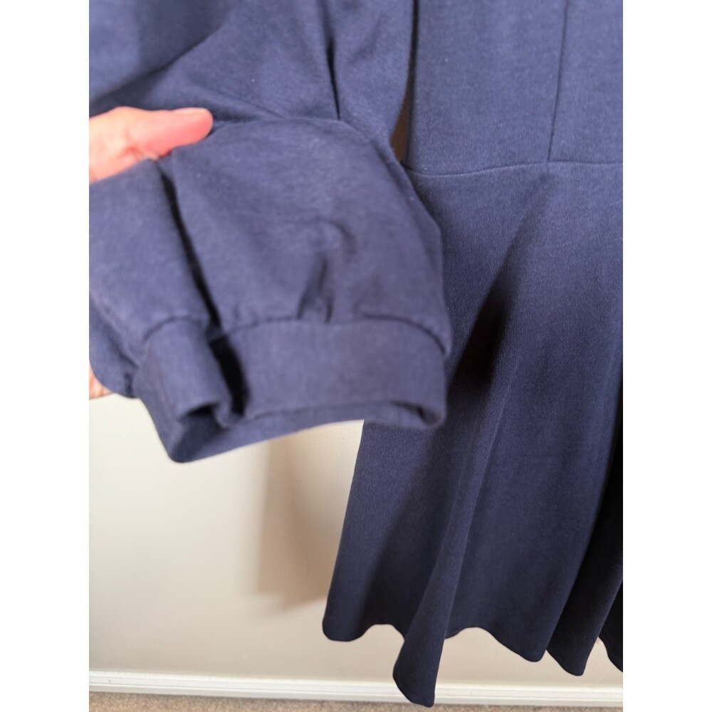 Boden Benedicta Ponte Dress Size 20 R Navy Blue Preppy Work Career Mod Retro - Picture 6 of 11
